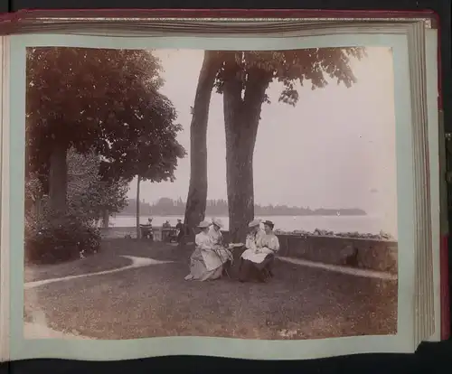 Fotoalbum 83 Fotografien, Ansicht Nyon / Schweiz, Reisealbum mit Picknick-Szenen, Tennis & Schweizer Sehnsuchtsorten