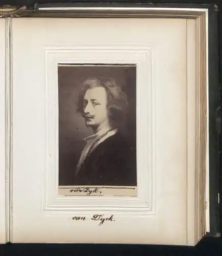 Fotoalbum 30 Portrait-Fotografien berühmte Personen: Humboldt, Heine, Charlotte Kästner, Shakespeare, Dürer, Goethe u.a.