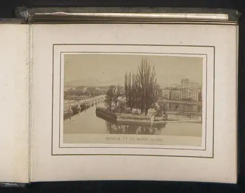 Fotoalbum 20 Fotografien Ansicht Schweiz, Orte: Geneve, Vevey, Clarens-Vernex-Montreux, Chillon, Fribourg, Berne u.a.