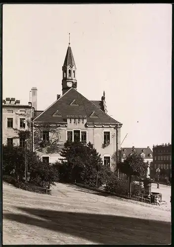 Fotografie unbekannter Fotograf, Ansicht Hohenstein-Ernstthal, Rathaus am Altmarkt 41