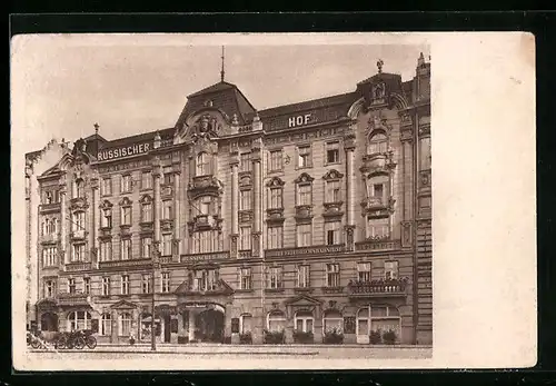 AK Berlin, Hotel Russischer Hof, Georgenstrasse 21-22