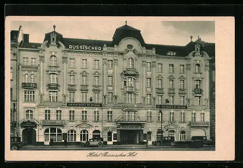 AK Berlin, Hotel Russischer Hof, Georgenstrasse 21-22