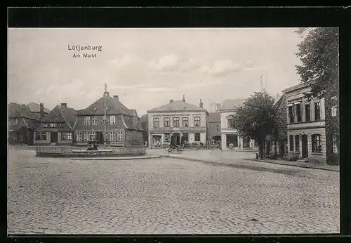 AK Lütjenburg, Gasthof C. Hartz am Markt