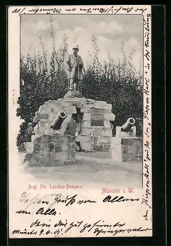 AK Münster i. W., Prof. Dr. Landois-Denkmal