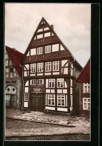 AK Bad Salzuflen, Haus Hilgenböker, Langestrasse 7