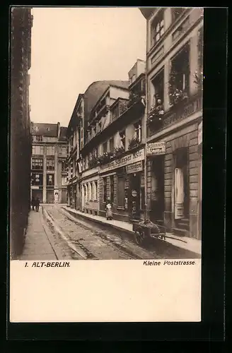 AK Berlin, Schlosserei P. Dittmann, Kleine Poststrasse