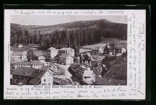 AK Bad Hohwald, Hotel und Bad Hohwald