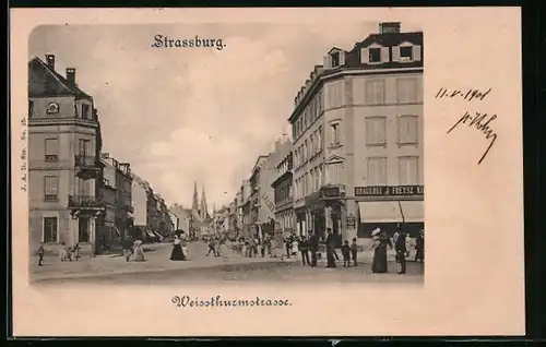 AK Strassburg, Weissthurmstrasse