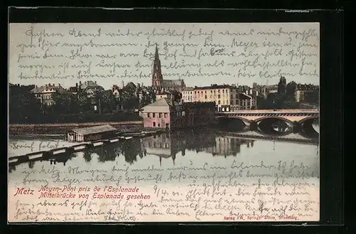 AK Metz, Moyen-Pont pris de l`Esplanade