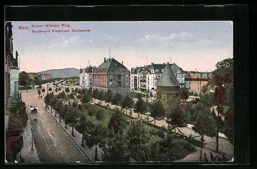 AK Metz, Strassenpartie: Kaiser Wilhelm Ring