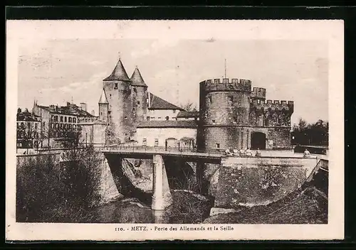 AK Metz, Porte des Allemands et la Seille