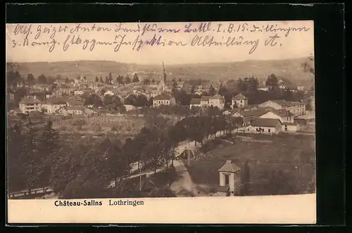 AK Chateau-Salins /Lothr., Ortsansicht aus der Vogelschau