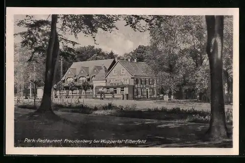 AK Wuppertal-Elberfeld, Park Restaurant Freudenberg