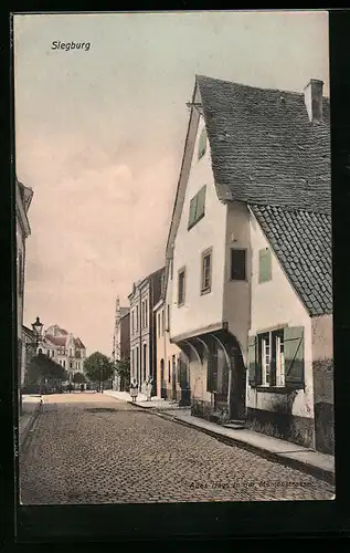 AK Siegburg, Altes Haus in der Mühlenstrasse