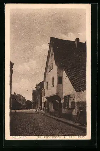 AK Siegburg, Altes Haus in der Mühlenstrasse