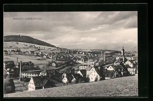 AK Weipert-Bärenstein, Teilansicht aus der Vogelschau