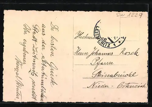 AK Leitmeritz /Elbe, Marktplatz mit Kirche