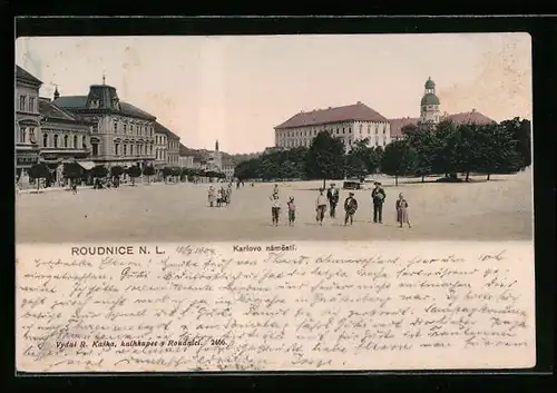 AK Roudnice N. L., Karlovo namesti