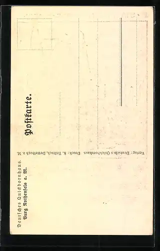 Künstler-AK Rothenfels a. M., H. Lorenz, Strassenpartie mit Wohnhäusern