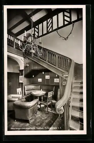 AK Falkenstein i. T., Heeresgenesungsheim Taunus, Treppenhaus