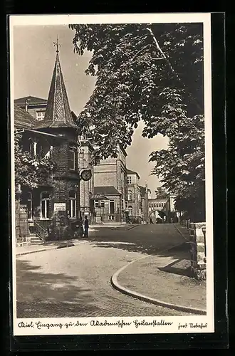 AK Kiel, Eingang zu den Akademischen Heilanstalten