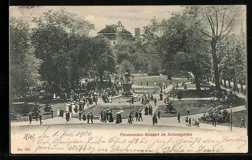 AK Kiel, Promenaden-Konzert im Schlossgarten