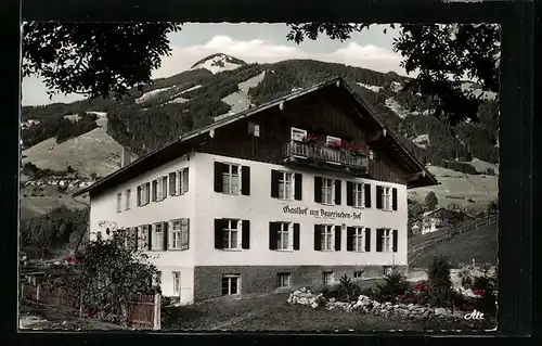 AK Pfronten-Kreuzegg, Gasthof-Pension Bayerischer Hof