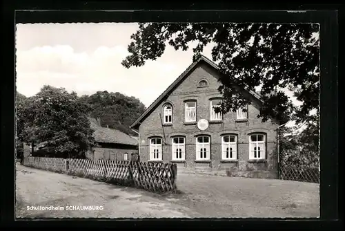 AK Rinteln /Weser, Schullandheim Schaumburg