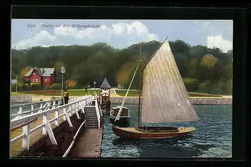 AK Kiel, Partie an der Bellevuebrücke