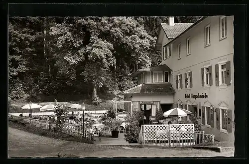 AK Marxzell /nördl. Schwarzwald, Waldhotel Bergschmiede