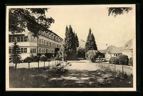 AK Langensteinbach, Bibelheim Bethanien im Sonnenschein