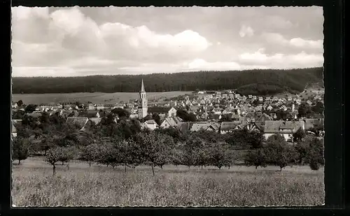 AK Deisslingen a. Neckar, Ortsansicht mit Waldblick