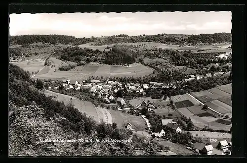 AK Auendorf /Kr. Göppingen, Gesamtansicht aus der Vogelschau