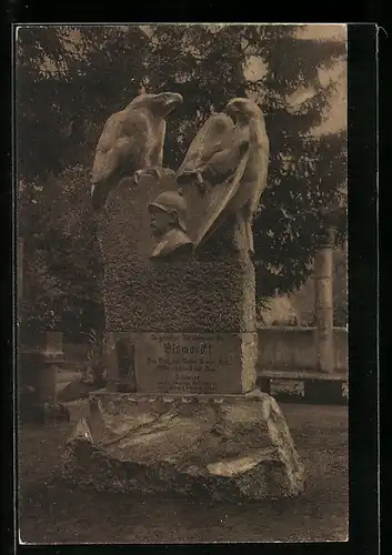 AK Sachsenwald-Hofriede, Enthüllung des Bismarck-Denkmals 1921