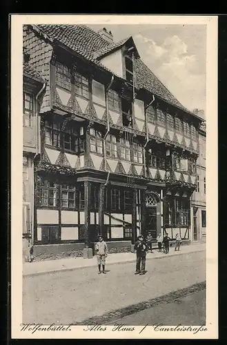 AK Wolfenbüttel, Altes Haus, Canzleistrasse