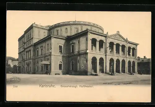 AK Karlsruhe, Grossherzogliches Hoftheater