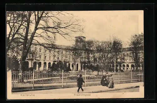 AK Karlsruhe, Friedrichsplatz