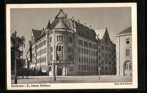 AK Karlsruhe, Partie am neuen Rathaus