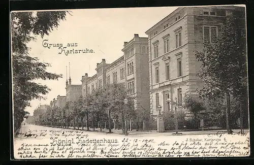 AK Karlsruhe, Partie am Königl. Kadettenhaus