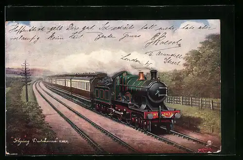 AK Englische Eisenbahn Flying Dutchman der GWR