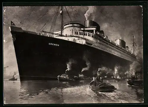 AK Dampfer Bremen, Norddeutscher Lloyd Bremen