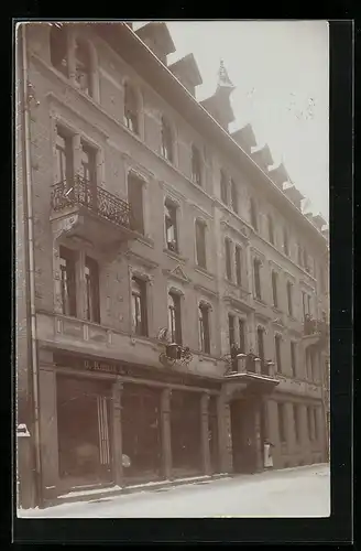 Foto-AK Karlsruhe, Hofwagenfabrik U. Kautt & Sohn, Waldhornstrasse 6-8