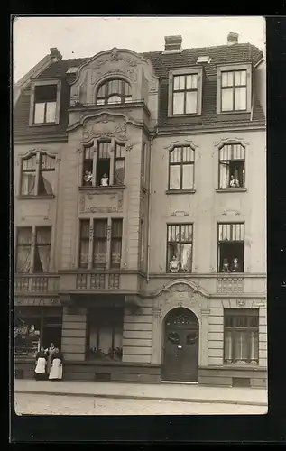 Foto-AK Karlsruhe, Wohnhaus Schirmerstrasse 29