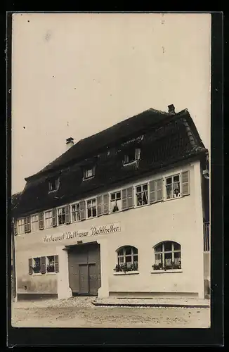 Foto-AK Hofheim /Ufr., Gasthaus Balthasar Buhlheller