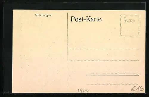 AK Karlsruhe, Verbindungshaus der Arminen, A. H. Zimmer