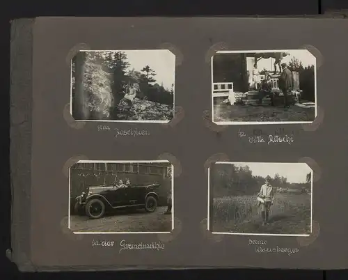 Fotoalbum 83 Fotografien, Ansicht Hammer am See, Böhmen - Reichenberger Region, Reisealbum 1924 - 1927