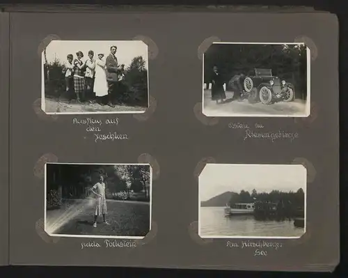 Fotoalbum 83 Fotografien, Ansicht Hammer am See, Böhmen - Reichenberger Region, Reisealbum 1924 - 1927