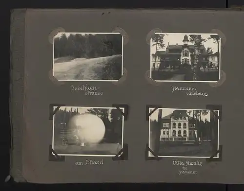 Fotoalbum 83 Fotografien, Ansicht Hammer am See, Böhmen - Reichenberger Region, Reisealbum 1924 - 1927