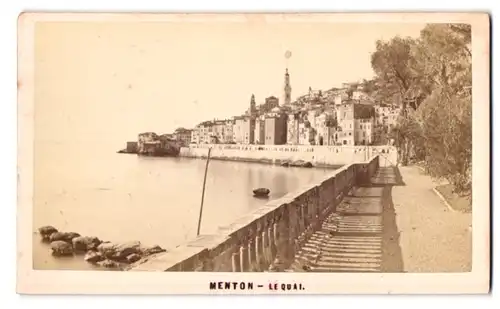 Fotografie Pascal Amarante, Menton, Ansicht Menton, vue le Quai, Stadtansicht