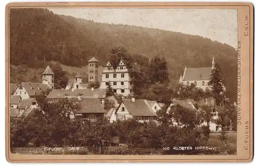 Fotografie C. Fuchs, Calw, Ansicht Hirsau, Blick in den Ort mit dem Kloster Hirsau